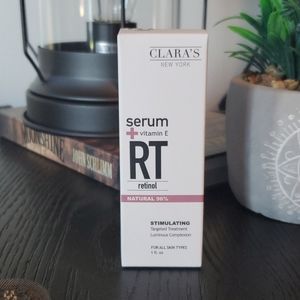 Clara's serum + vitamin e retinol facial serum